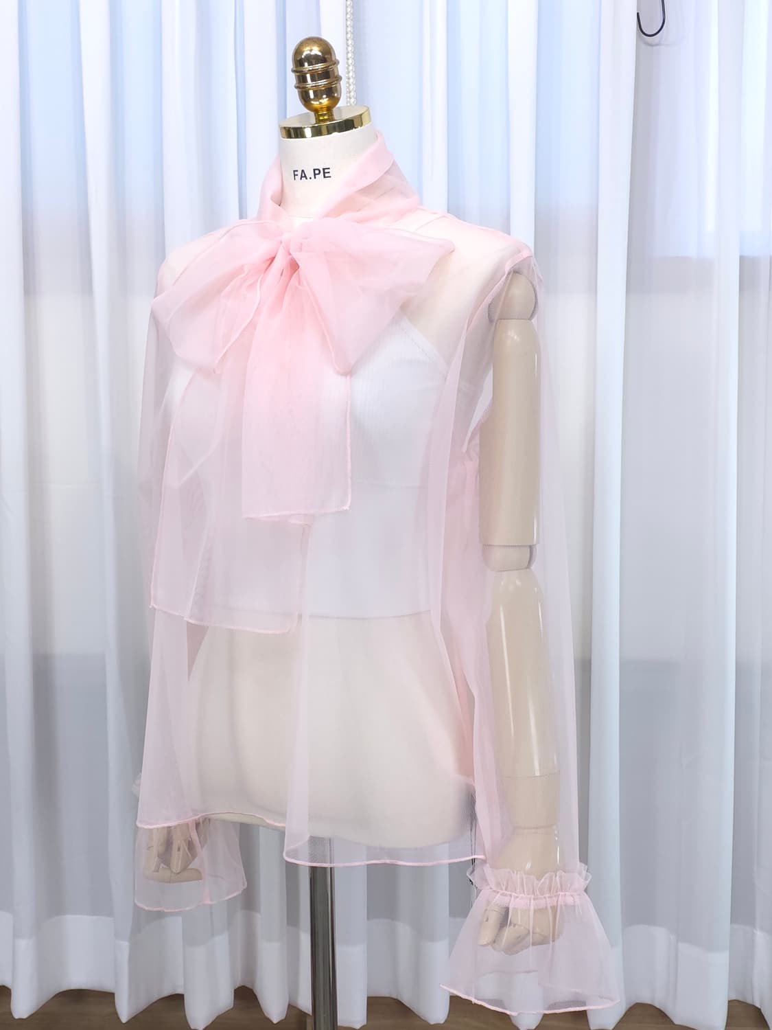 시스루 블라우스 상품이미지1