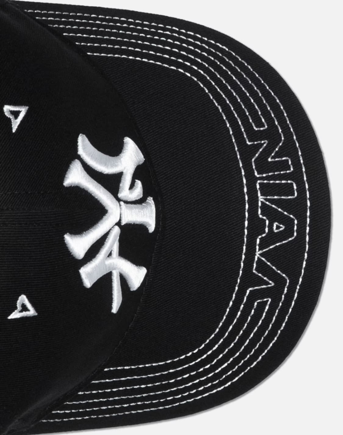 VAIN 베인 시그니처 아트워크 투톤 스티칭 로고 뉴에라 블랙 볼캡 상품이미지5