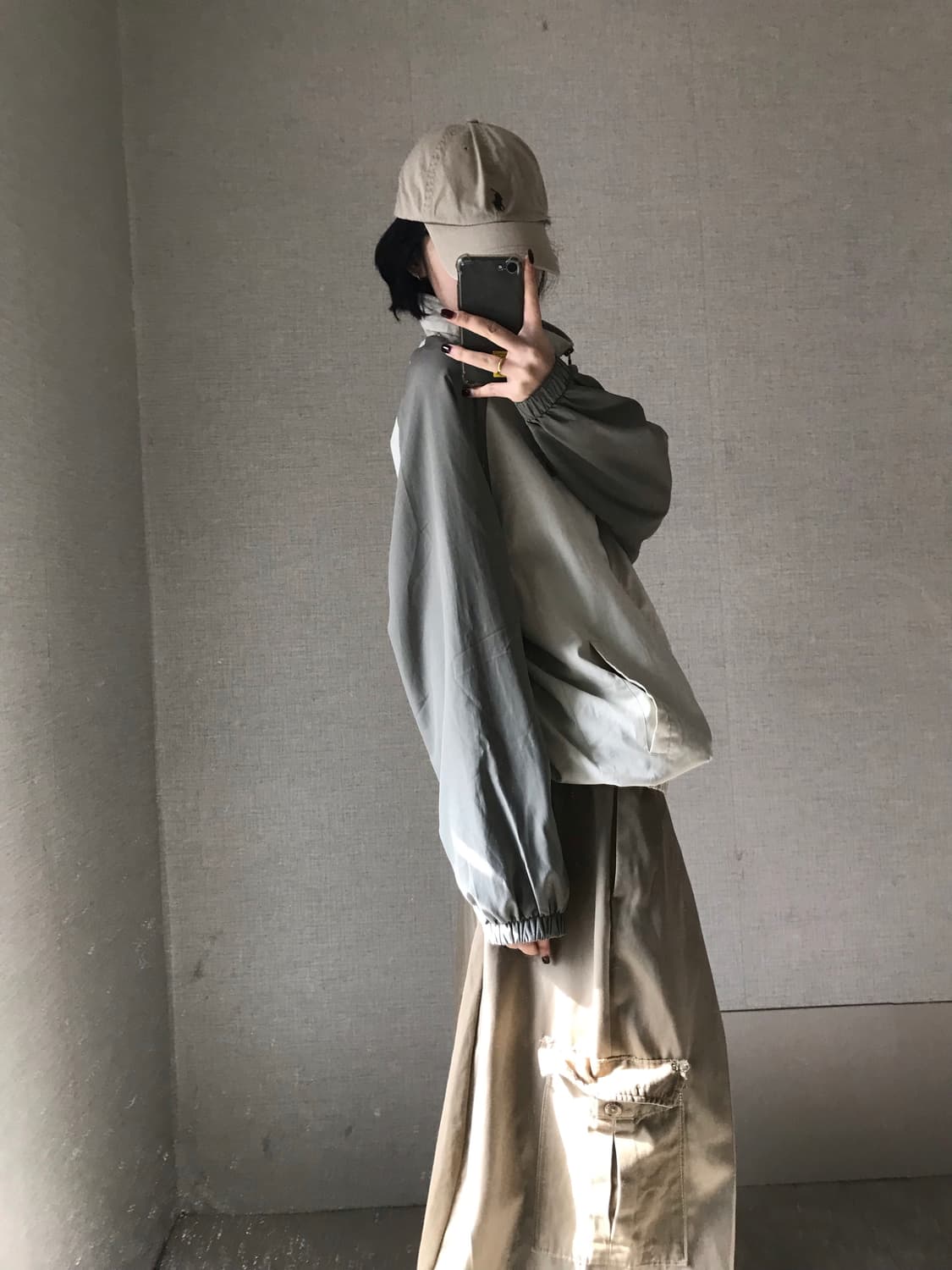 나이키 00s 카키 나그랑 바람막이 상품이미지3
