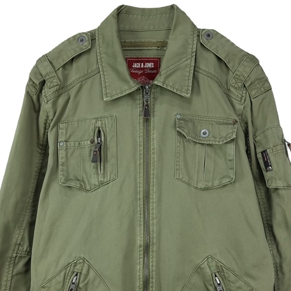 [잭앤존스] 빈티지 가공 밀리터리 자켓 M19009 상품이미지4