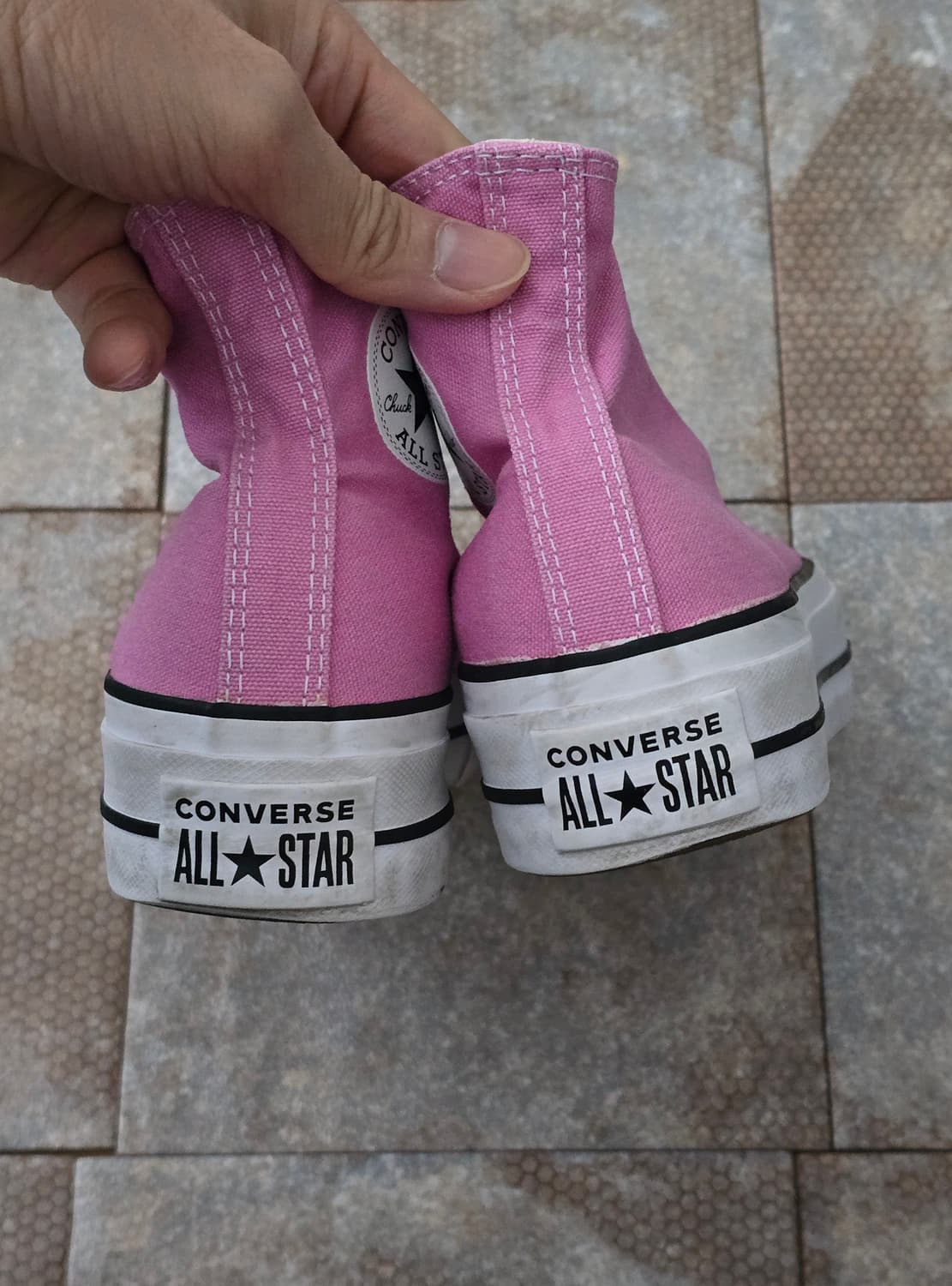 (230)컨버스 척테일러 올스타 리프트 핑크 하이 상품이미지9