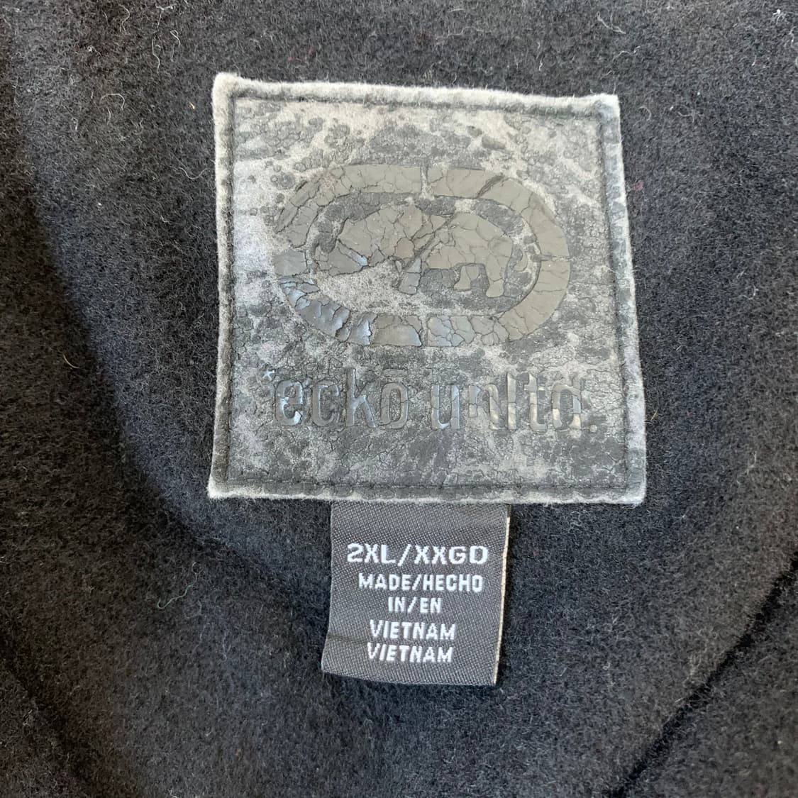 빈티지 울 레더 바시티 자켓 2XL 상품이미지7