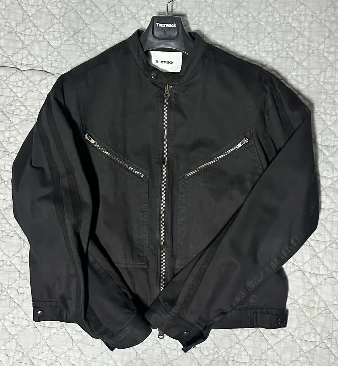 토니웩 / 가먼트다잉 코튼 카프레이서 자켓 / XL 상품이미지6