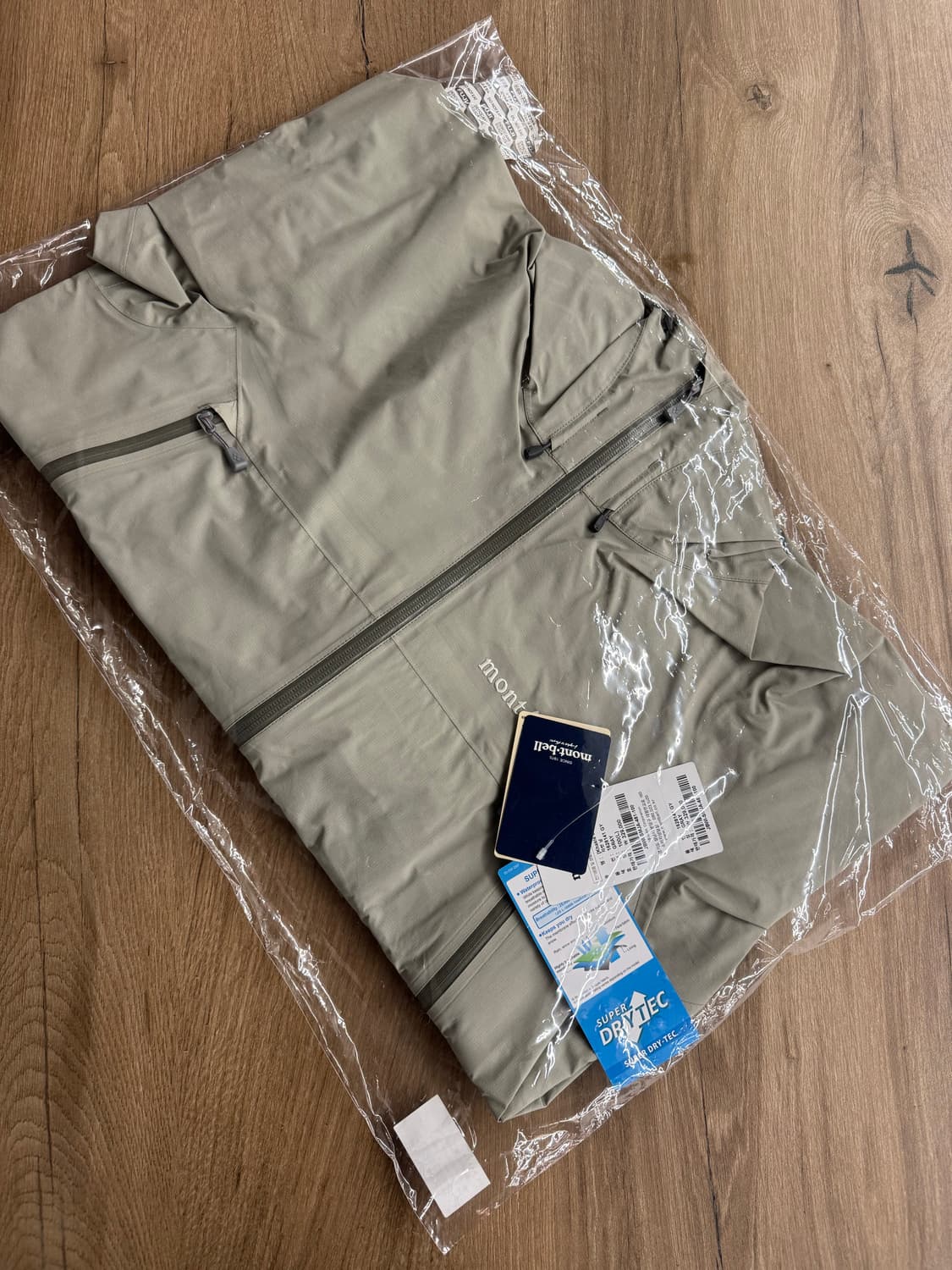 [L]몽벨 x 카키스 SE 스톰 크루저 자켓 미스트 그레이 상품이미지1