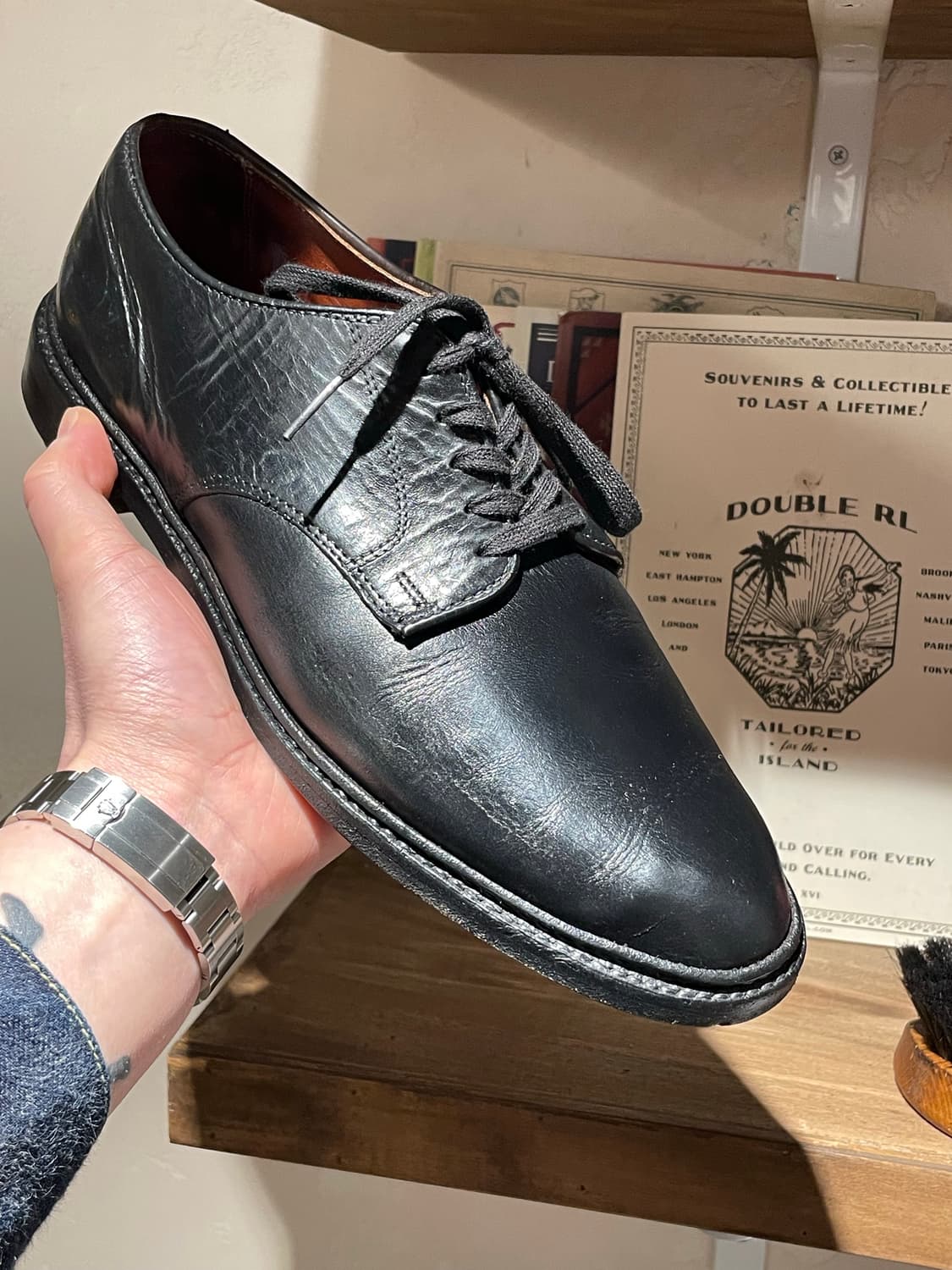 Alden 알든 언라인드 더비 슈즈 판매 상품이미지6