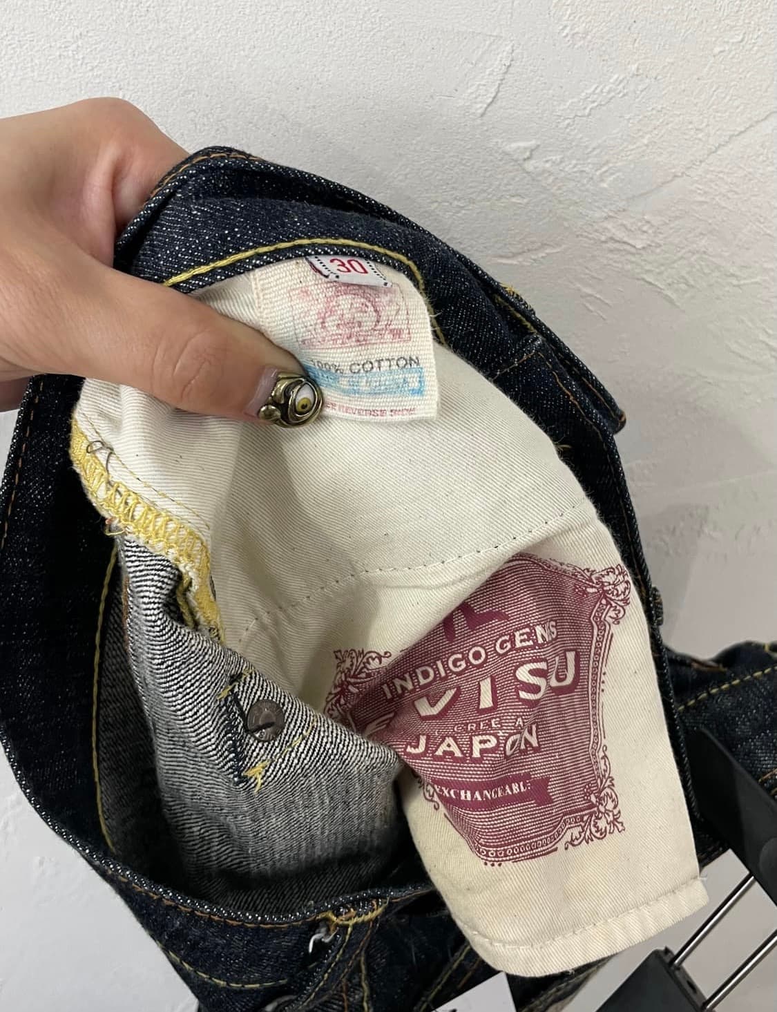 Evisu 에비수 빅 다이콕 페인트 카고 데님 팬츠 pant 상품이미지7