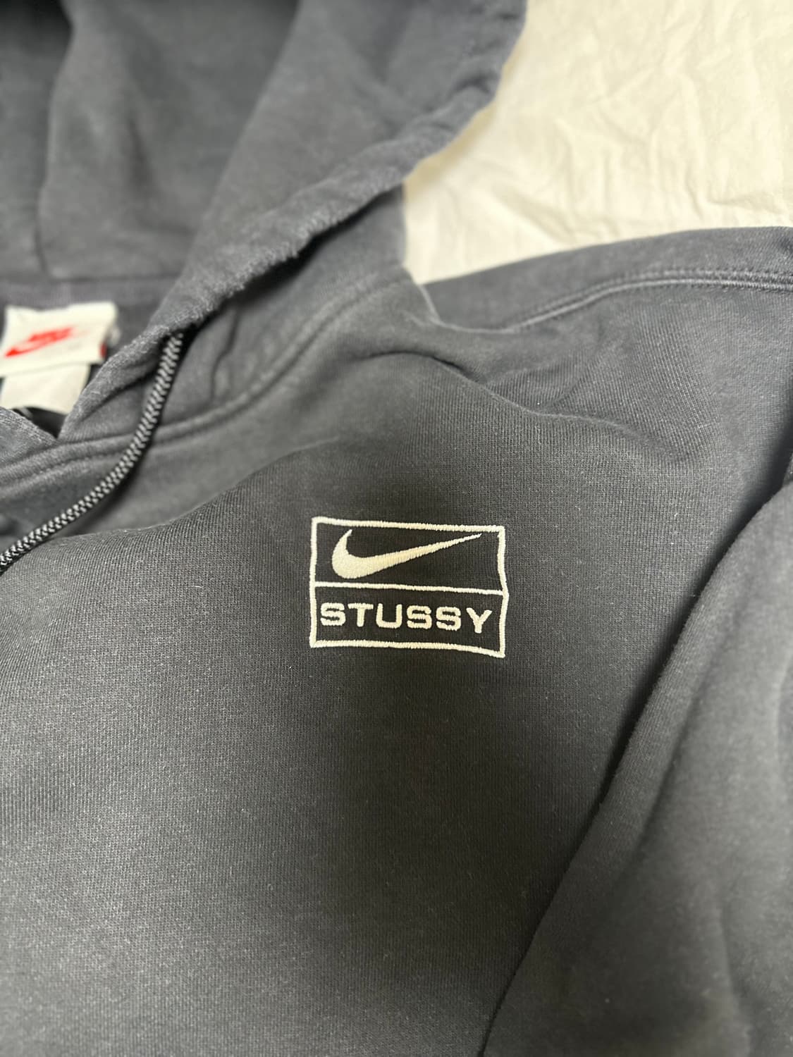 나이키 x 스투시 콜라보 후드 블랙 상품이미지2