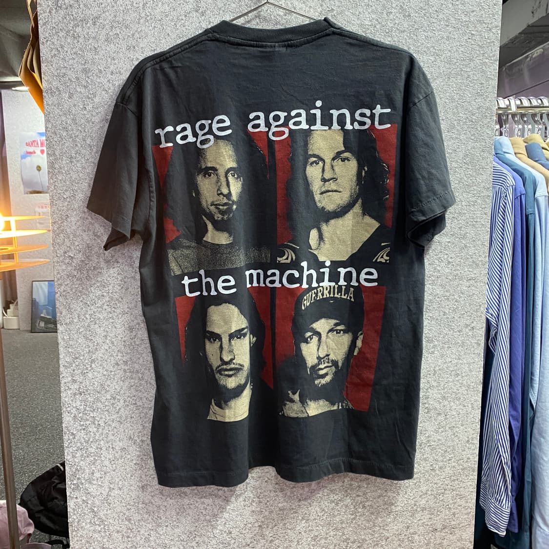 빈티지 Rage Against the Machine 그래픽 반팔티 B50 상품이미지4
