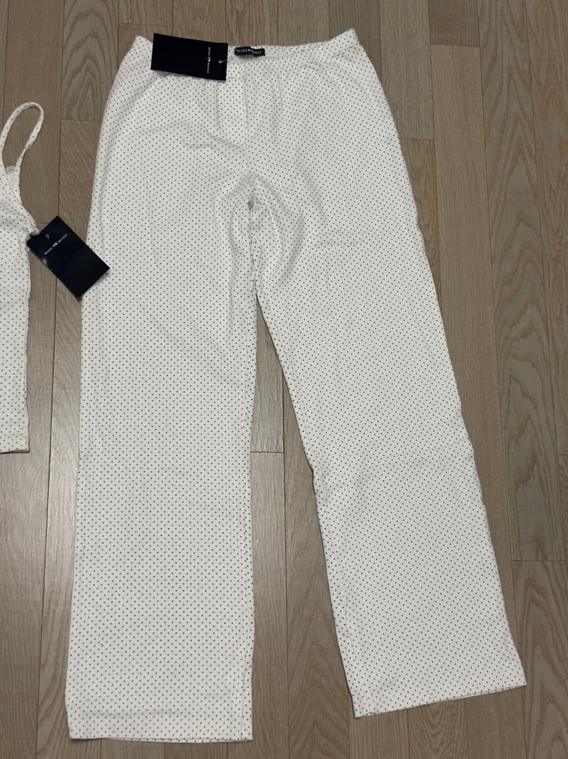 브랜디멜빌 도트 아일렛 나시+바지 (블루도트) 세트 상품이미지3