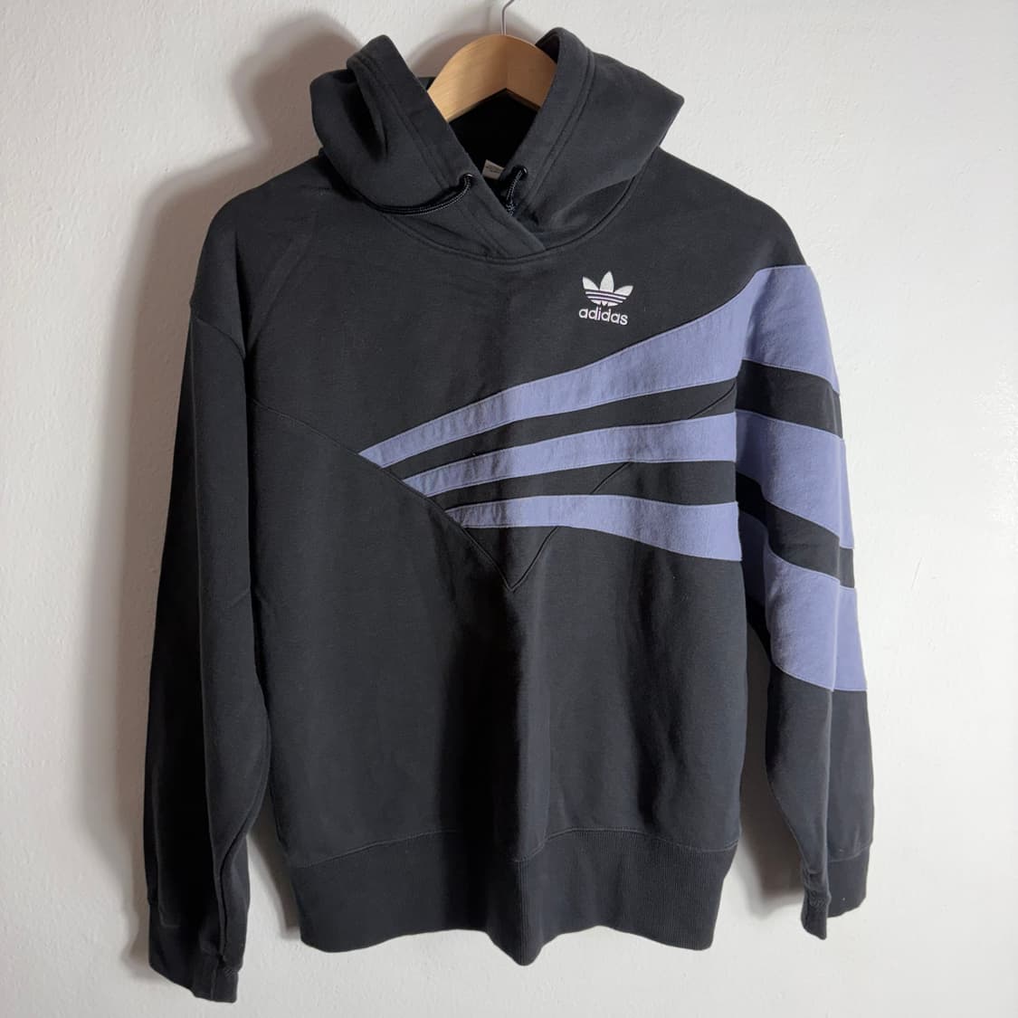 아디다스 블랙/보라색 후드티(XS) 상품이미지1