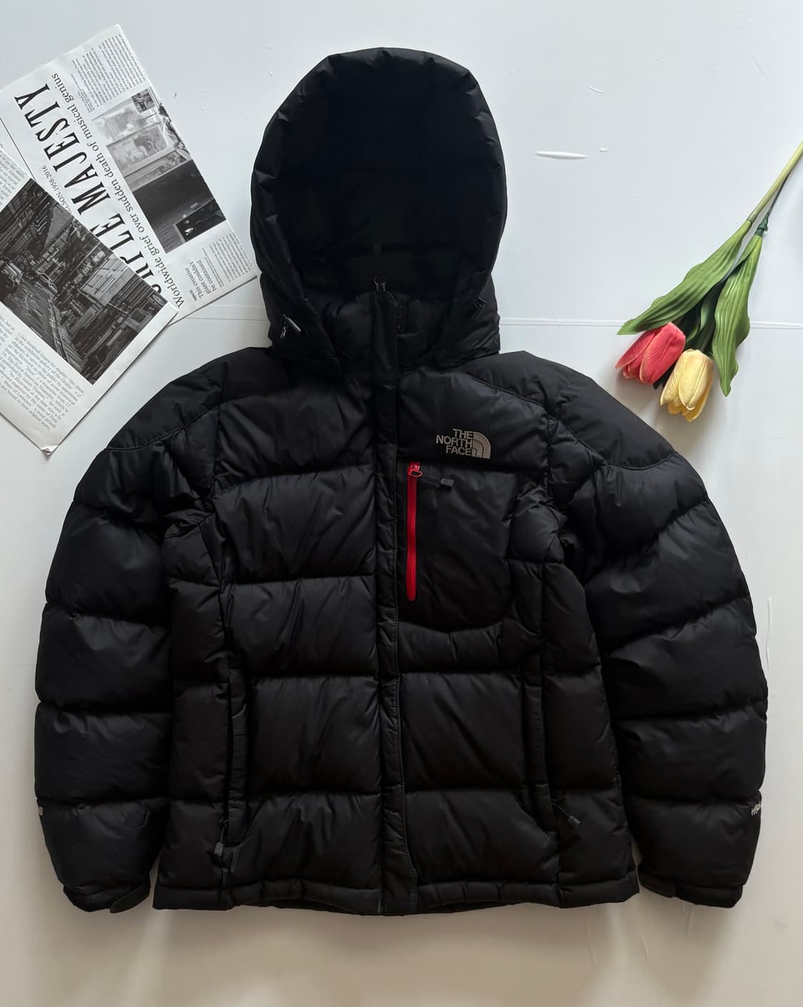 노스페이스 눕시 700 하이벤트 블랙 패딩 상품이미지2