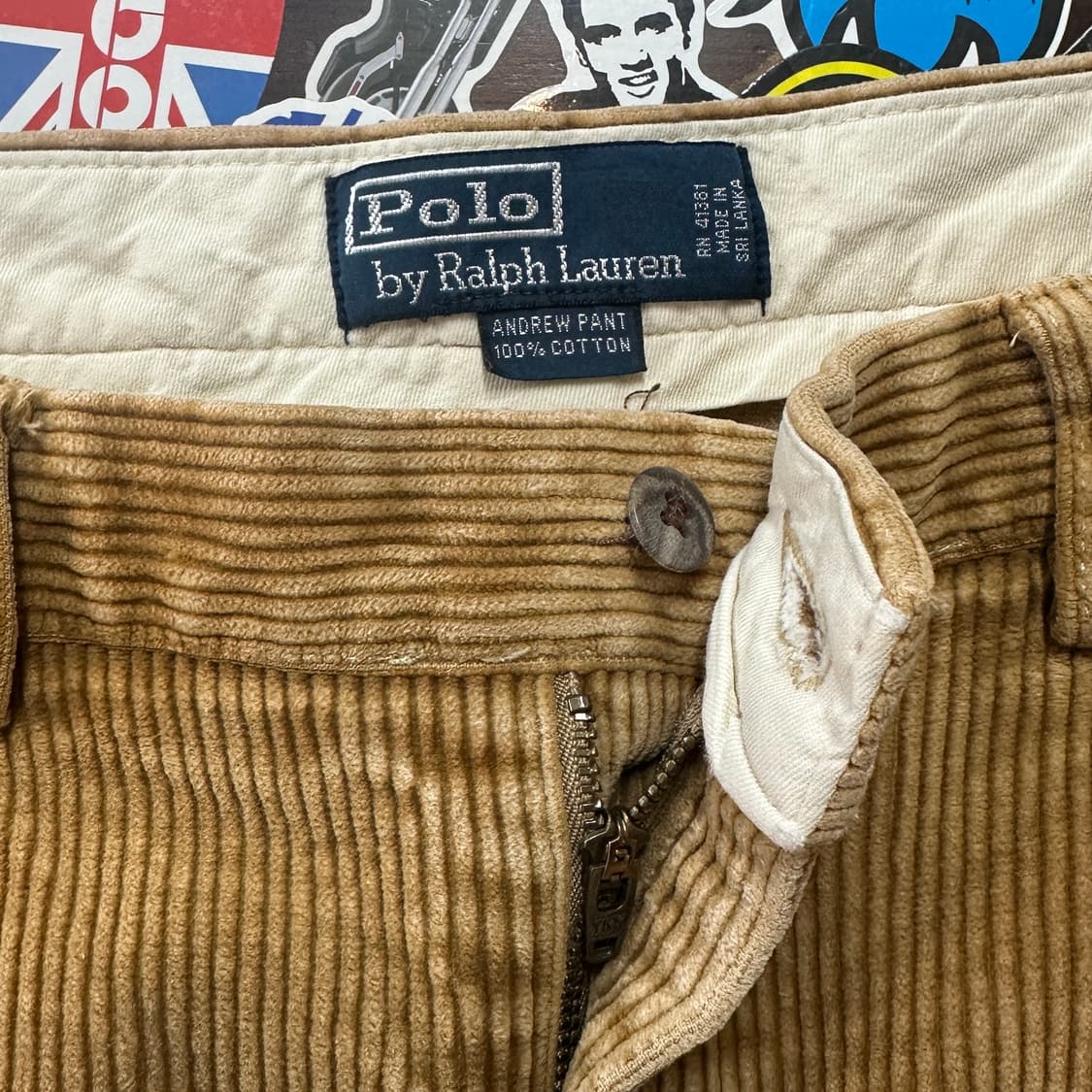 폴로 랄프로렌 코듀로이 앤드류 팬츠 34 상품이미지7