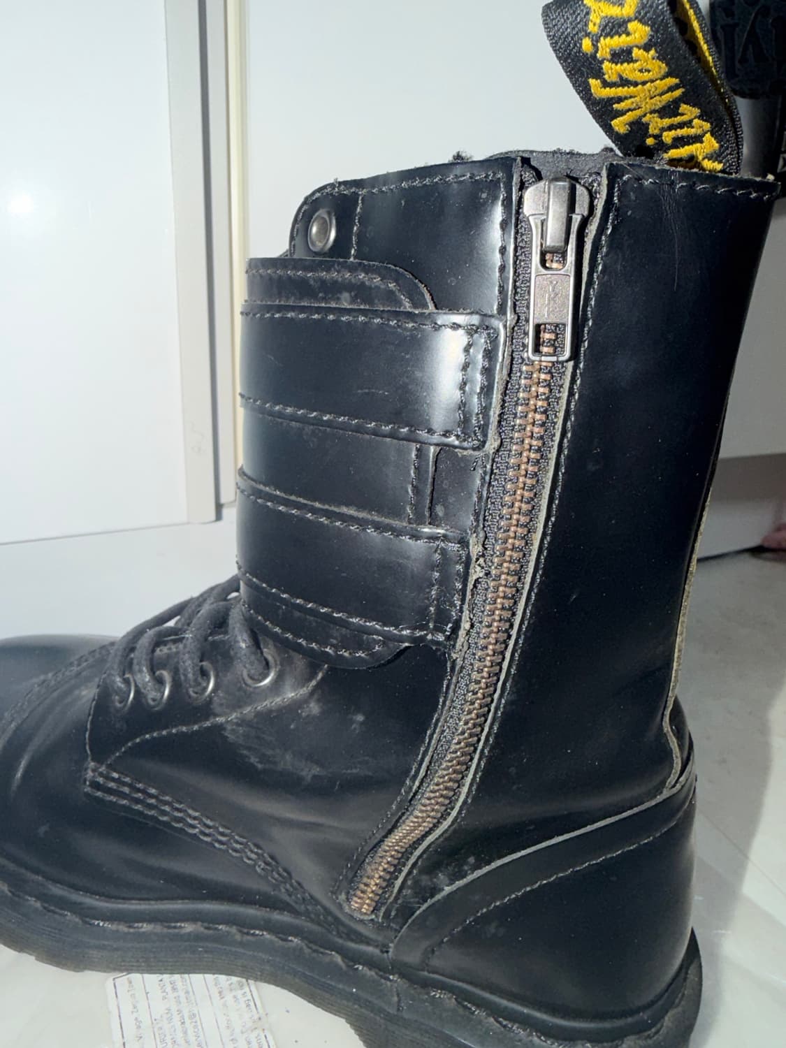 [Dr. Martens] 닥터마틴 BROCK 스트랩 바이커 부츠 UK6 상품이미지4