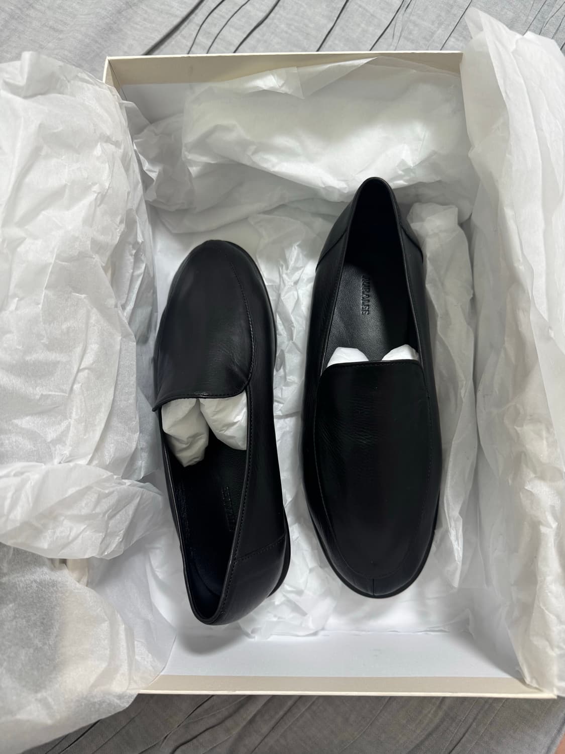 오라리 로퍼 Soft Leather Loafers - Black 230 상품이미지4