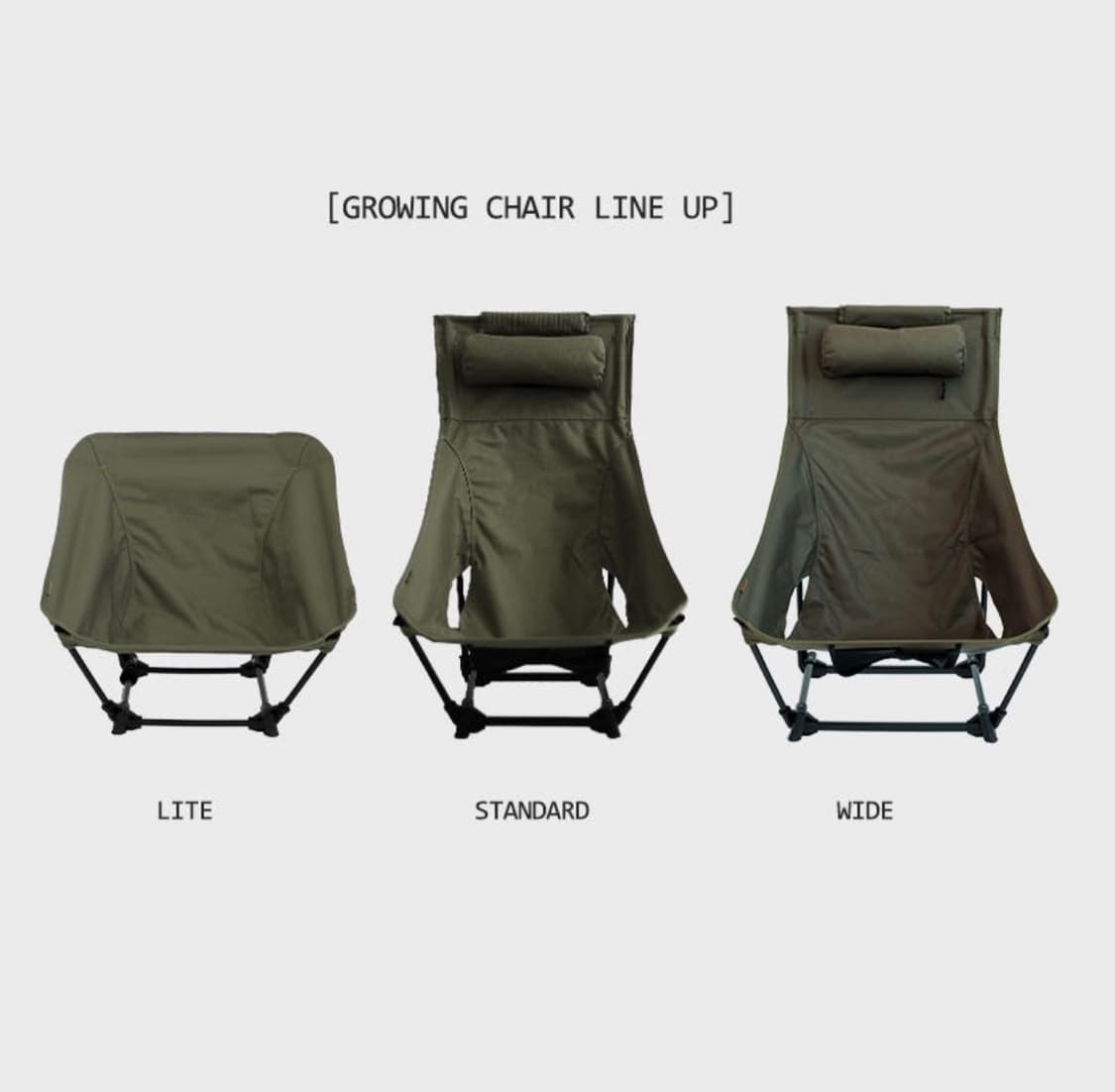 플랜포티(플랜40) 캠핑체어/그라운드좌식낙시/그로잉 와이드체어 새상품 상품이미지4