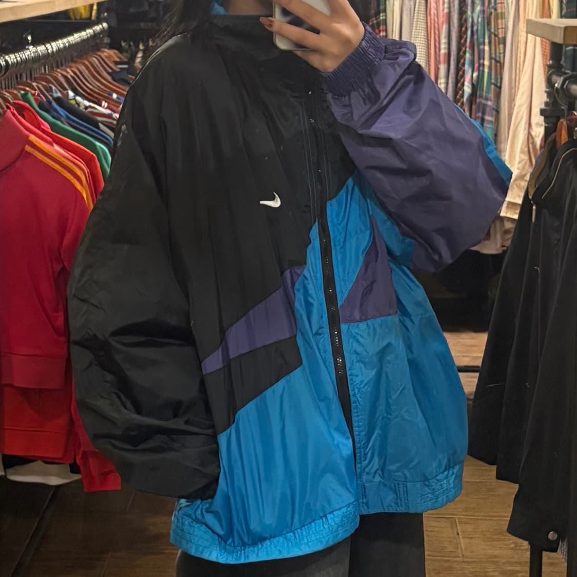 [HI] Nike 바람막이 블랙 배색 상품이미지4