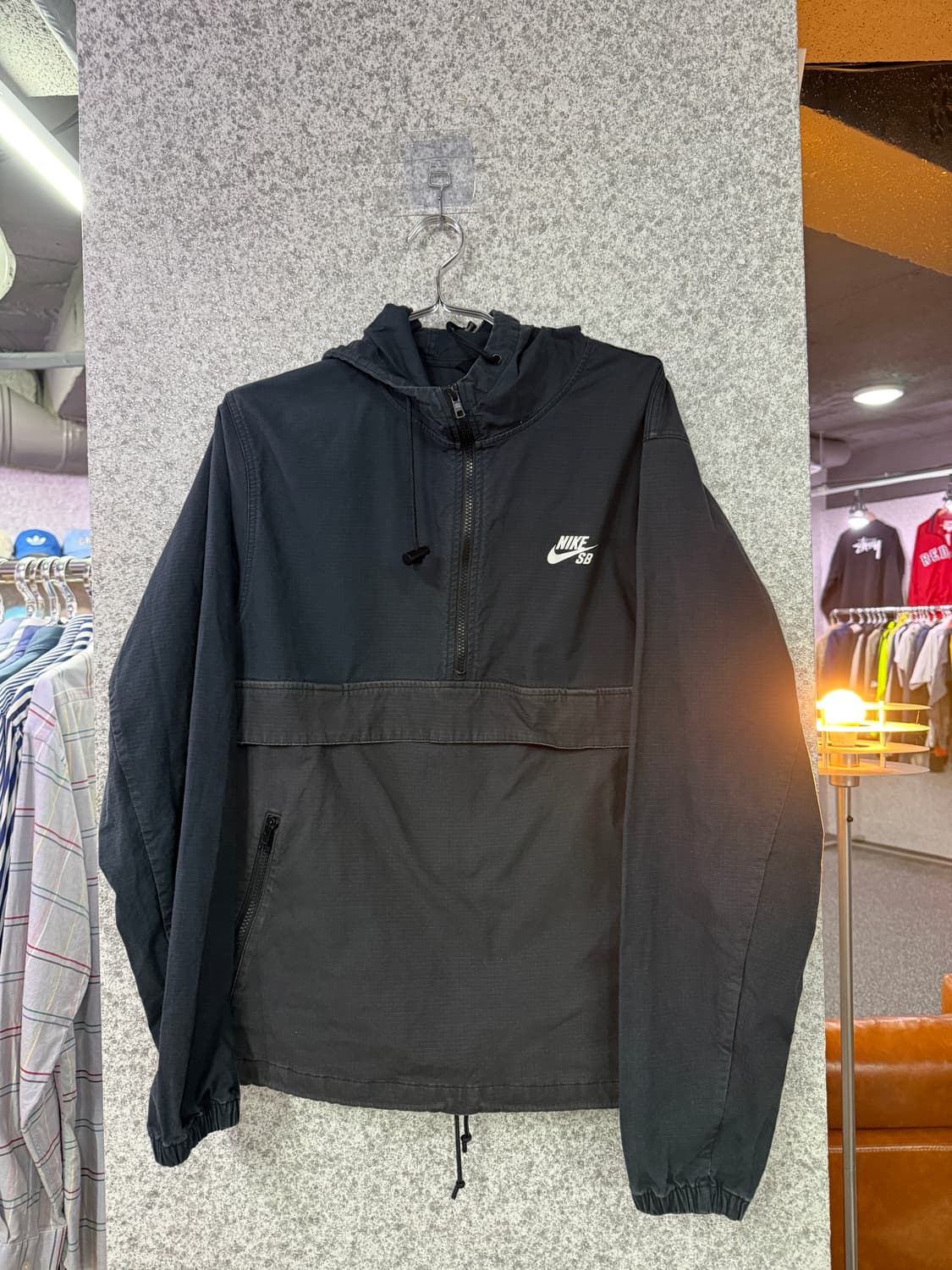 나이키 SB 하프집업 아노락 자켓 블랙 B4703 상품이미지2