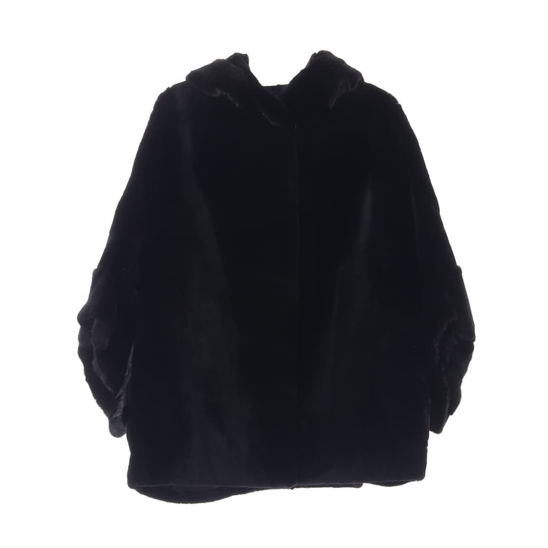 사바티에 100% 밍크 실크 후드 밍크코트 퍼 모피코트
 상품이미지1