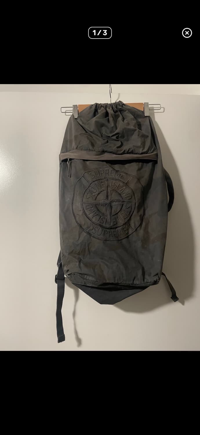 Supreme x stone lsland camo backpack 상품이미지1