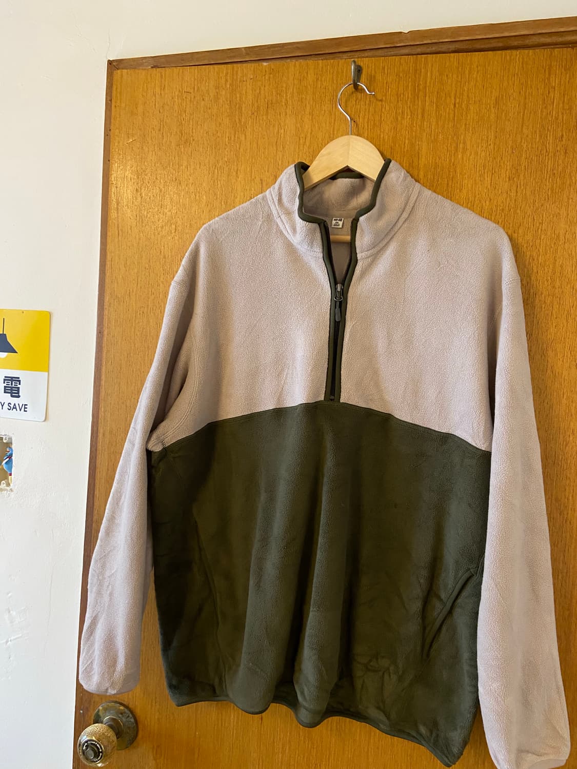 유니클로 투톤컬러 후리스 아노락 상품이미지2