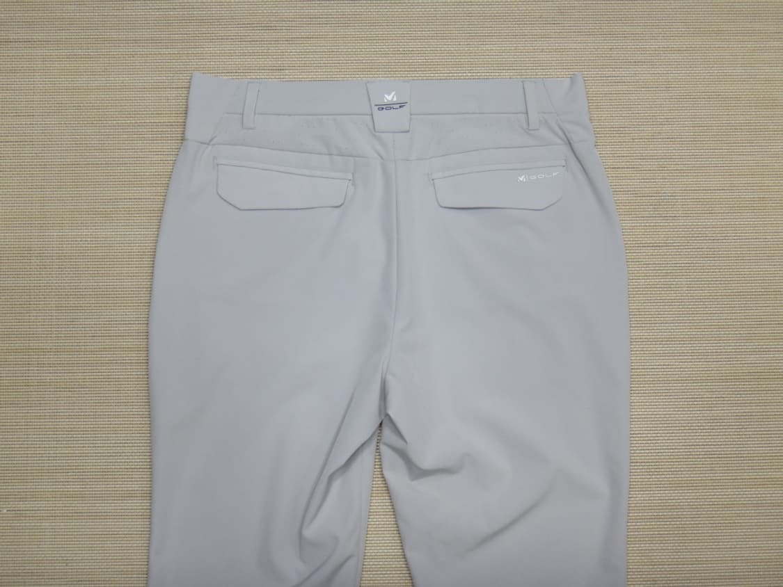 (33인치) 밀레골프 남성 기능성 여름 팬츠 그레이 상품이미지5