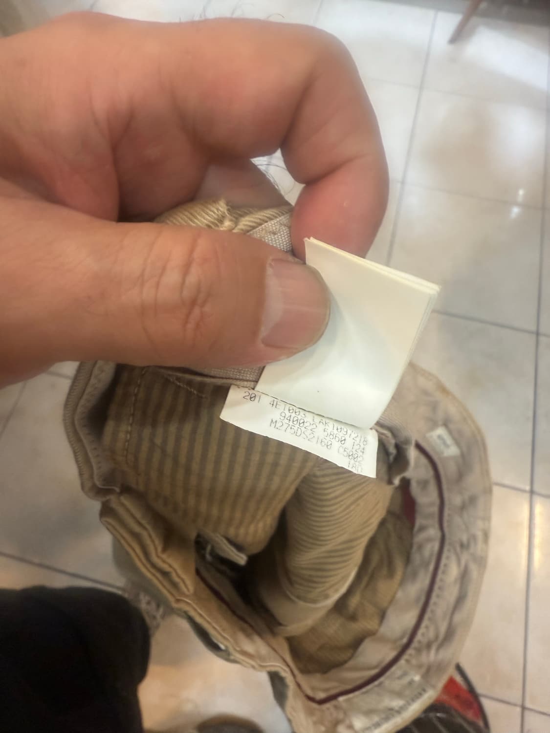 52/36-37 정품 부르넬로 쿠치넬리 카고바지 팝니다 상품이미지8