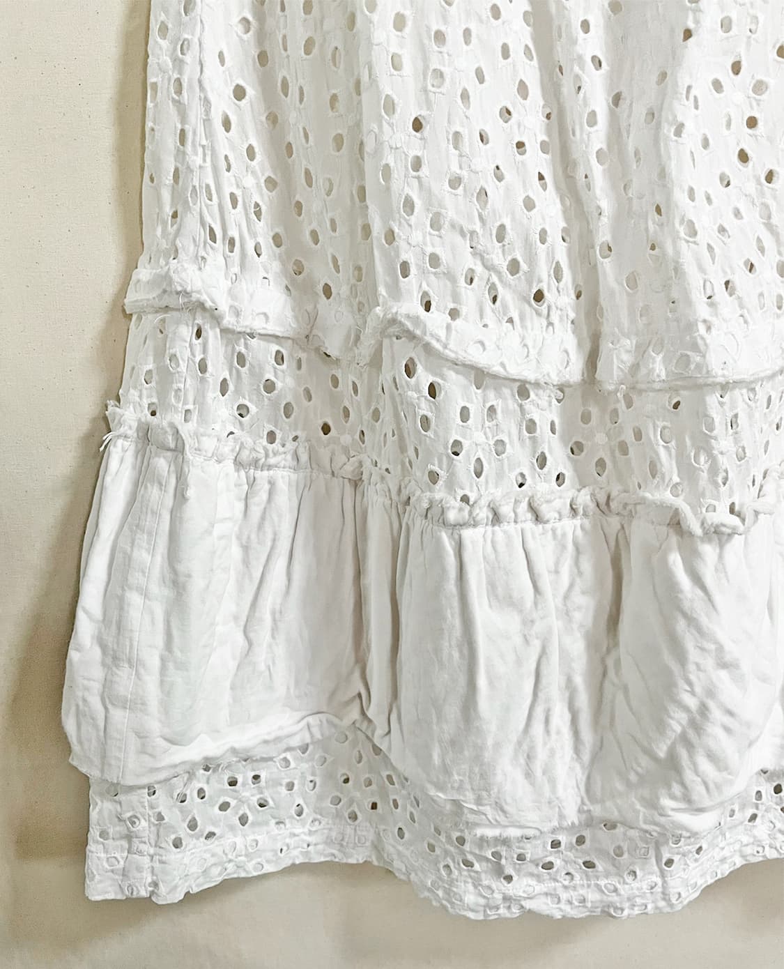 COMME DES GARCONS lace skirt white 상품이미지7