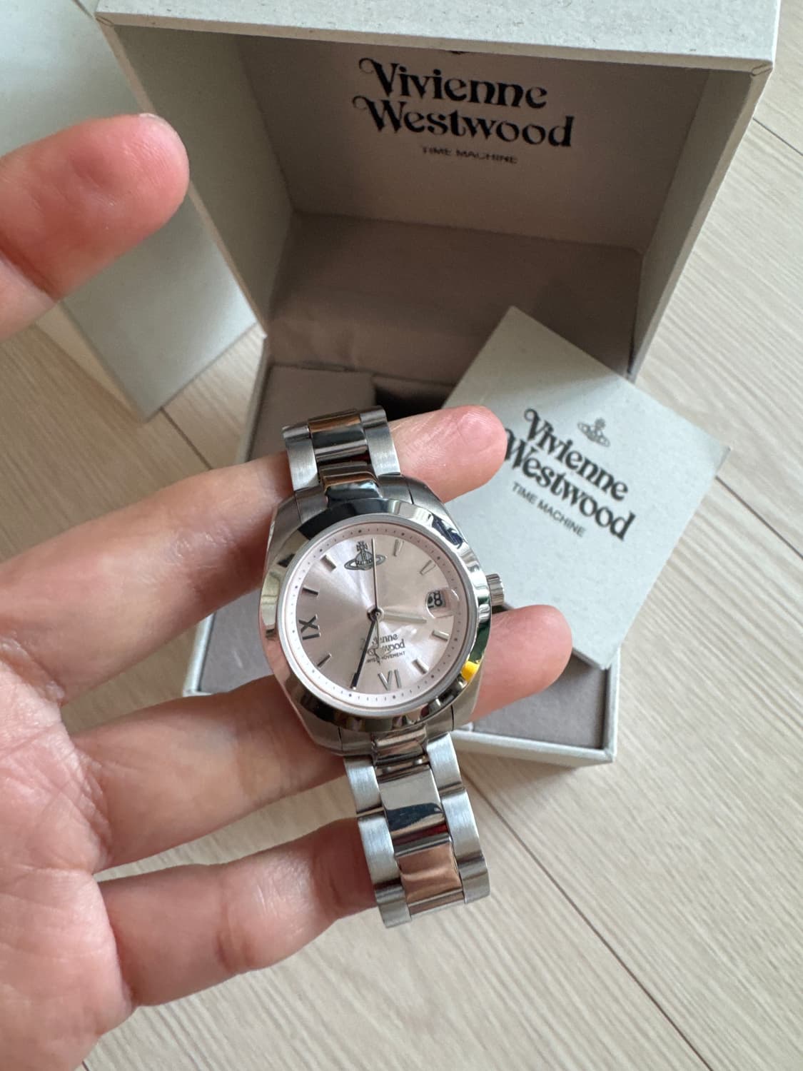 비비안 웨스트우드 펜처치 실버 핑크 VV292PKSL 상품이미지2