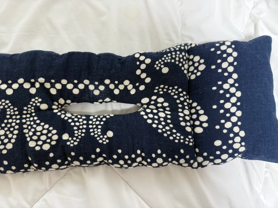 캐피탈 kapital 레이온 반다나 패턴 케사 머플러 목도리 네이비 상품이미지2