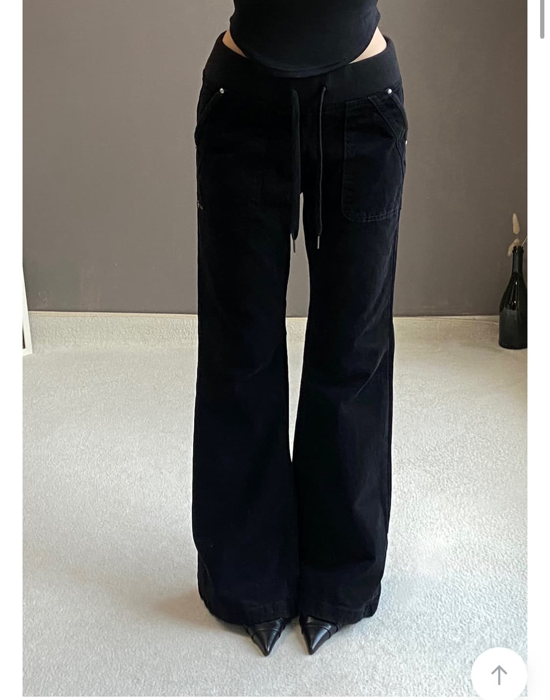 비츠앤밥스 TITAN BOOTSCUT PANTS 로우라이즈 부츠컷 상품이미지1