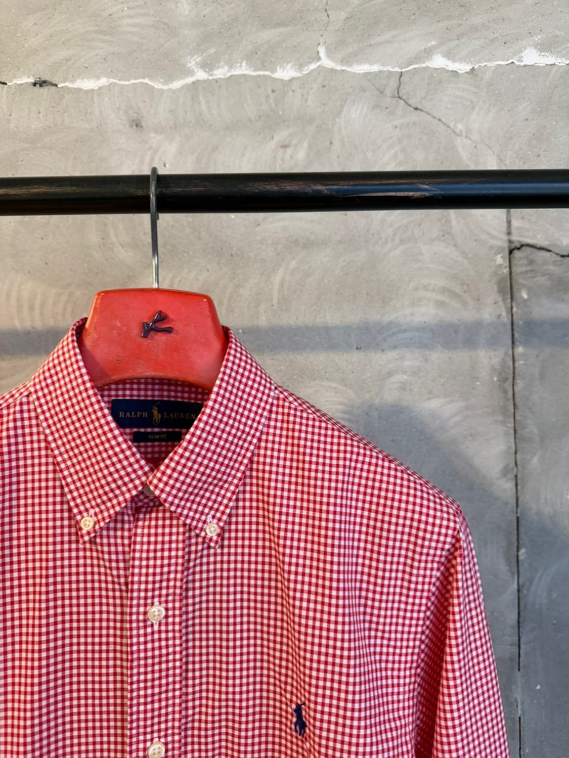 폴로 랄프로렌 버튼다운 셔츠 슬림100 상품이미지3