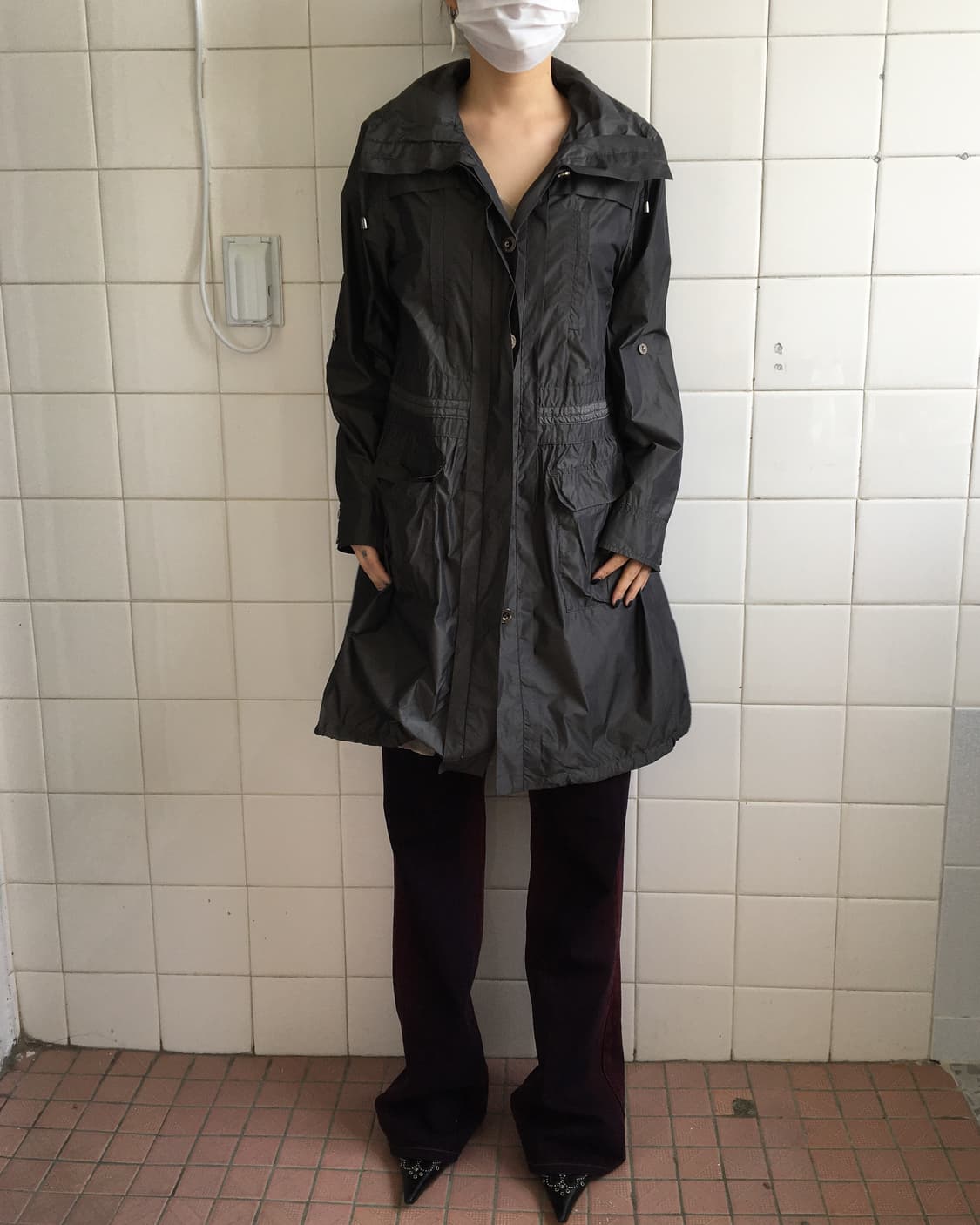 Glossy long jacket 상품이미지8