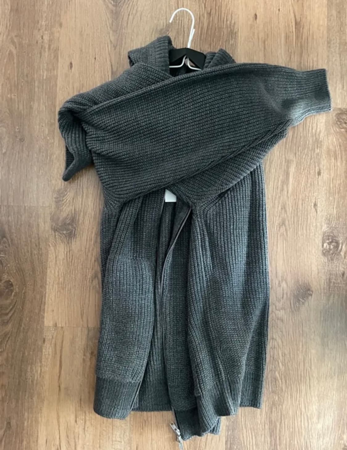 애프터프레이 컴포트 후디 집업 니트 그레이 M 상품이미지2