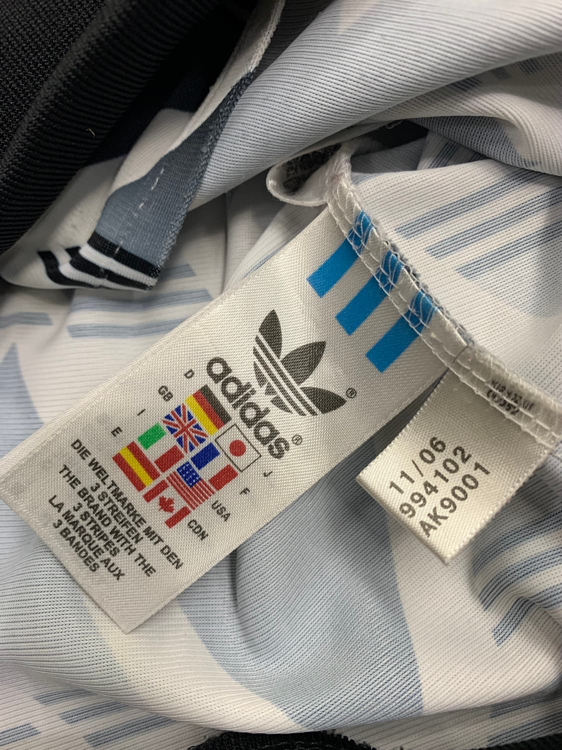 아디다스 패턴 트랙탑 자켓 90 상품이미지4