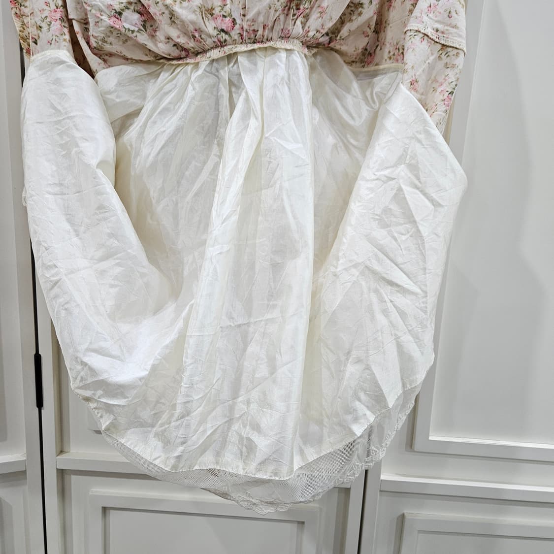 플라워 패턴 레이스 홀터넥 원피스 상품이미지7