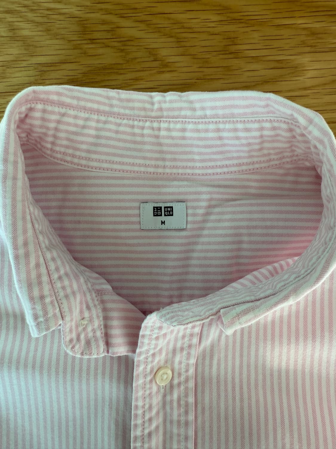 유니클로(UNIQLO) 핀스트라이프 옥스퍼드 셔츠 상품이미지6