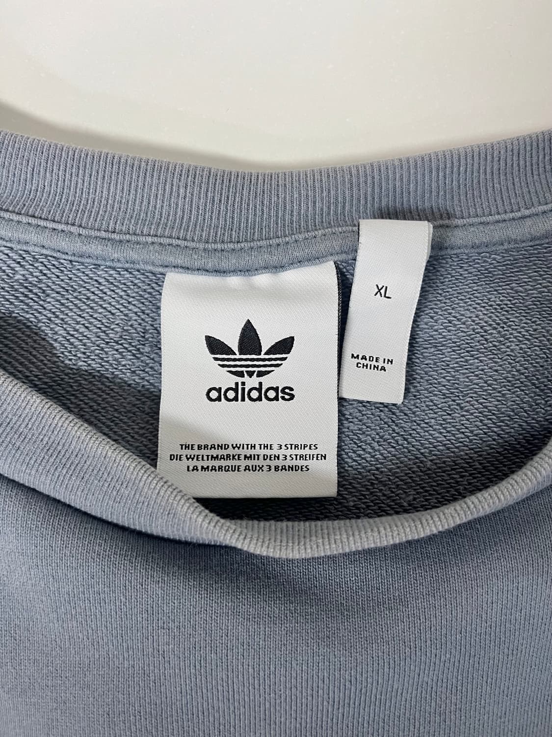 XL) 아디다스 유로파 맨투맨 블루 상품이미지4