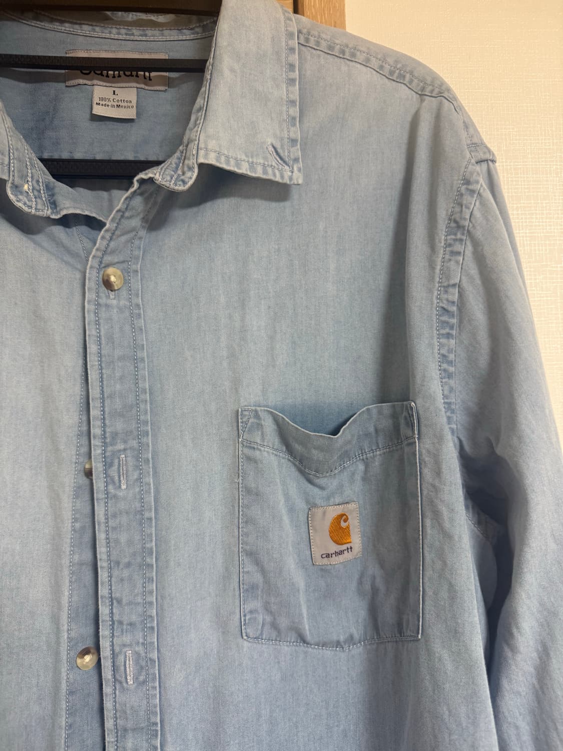 칼하트 데님 셔츠 상품이미지4
