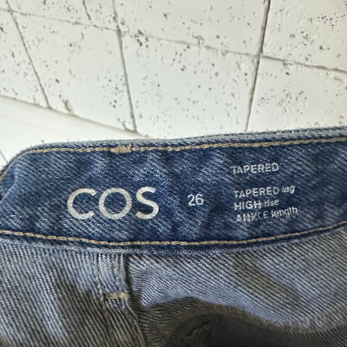 우먼26 COS 코스 테이퍼드 데님 상품이미지5