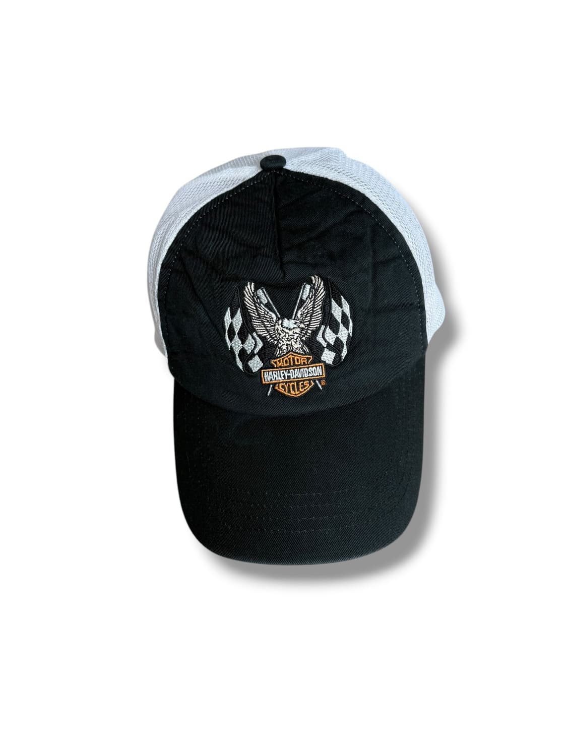 할리데이비슨 블랙 화이트 이글 메쉬캡 상품이미지2