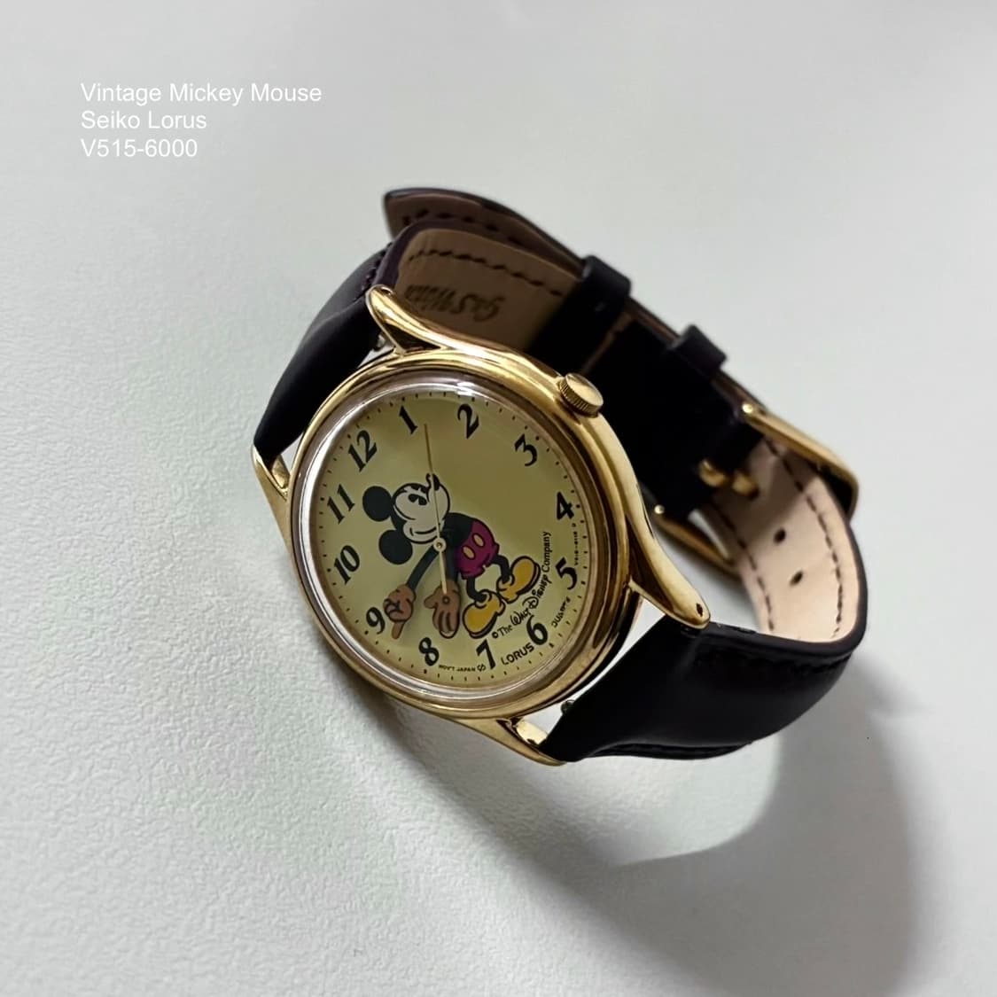 Seiko Lorus Vintage Mickey Mouse Quartz 상품이미지2
