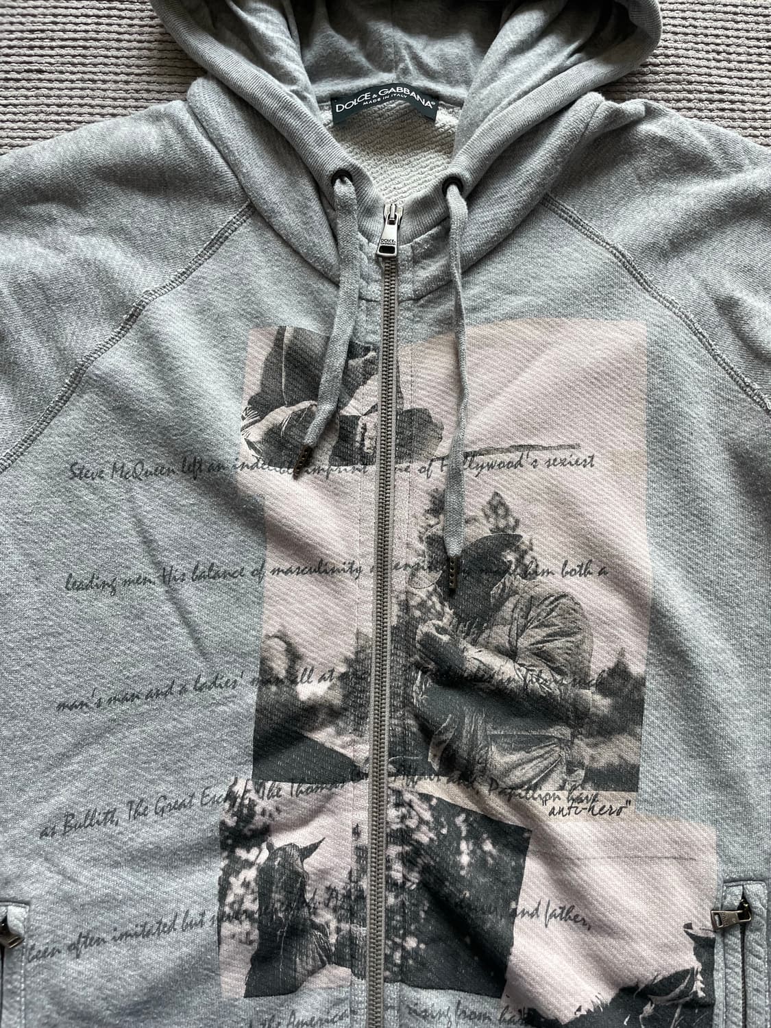 00‘s 돌체앤가바나 스티브 맥퀸 후드집업 상품이미지2