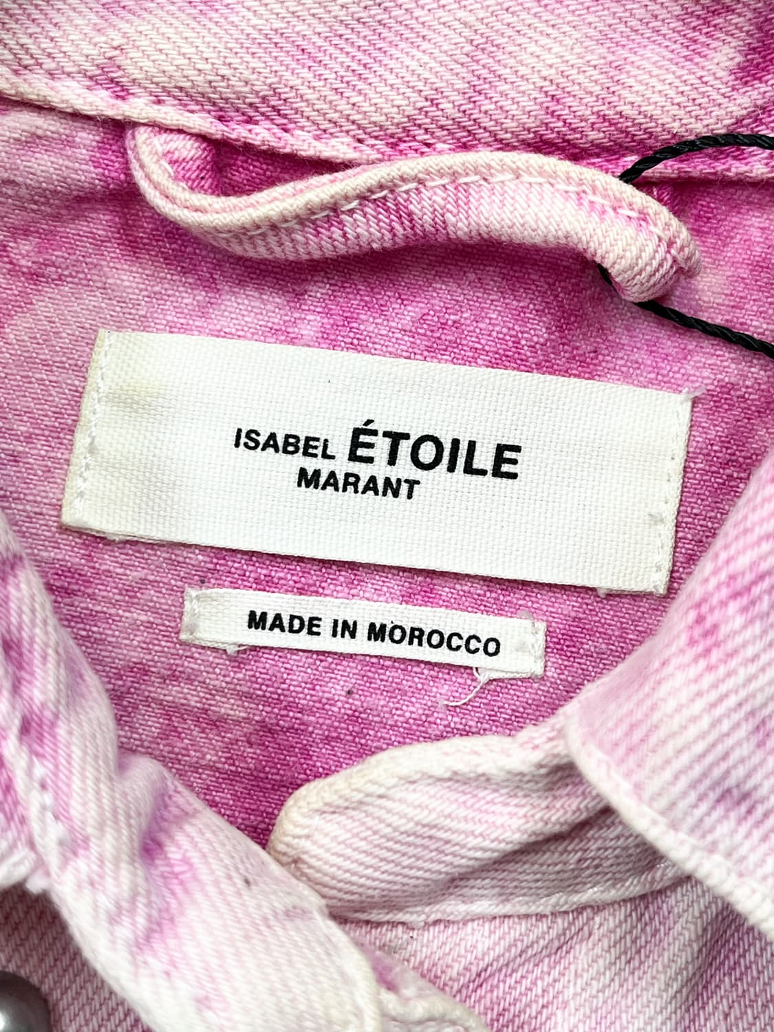 이자벨마랑 핑크 스터드 데님 트러커 자켓 상품이미지4