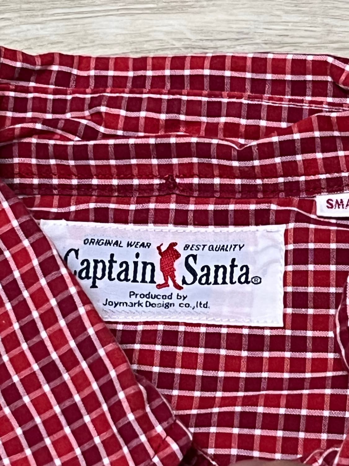 캡틴산타 래드체크 셔츠 s 상품이미지3