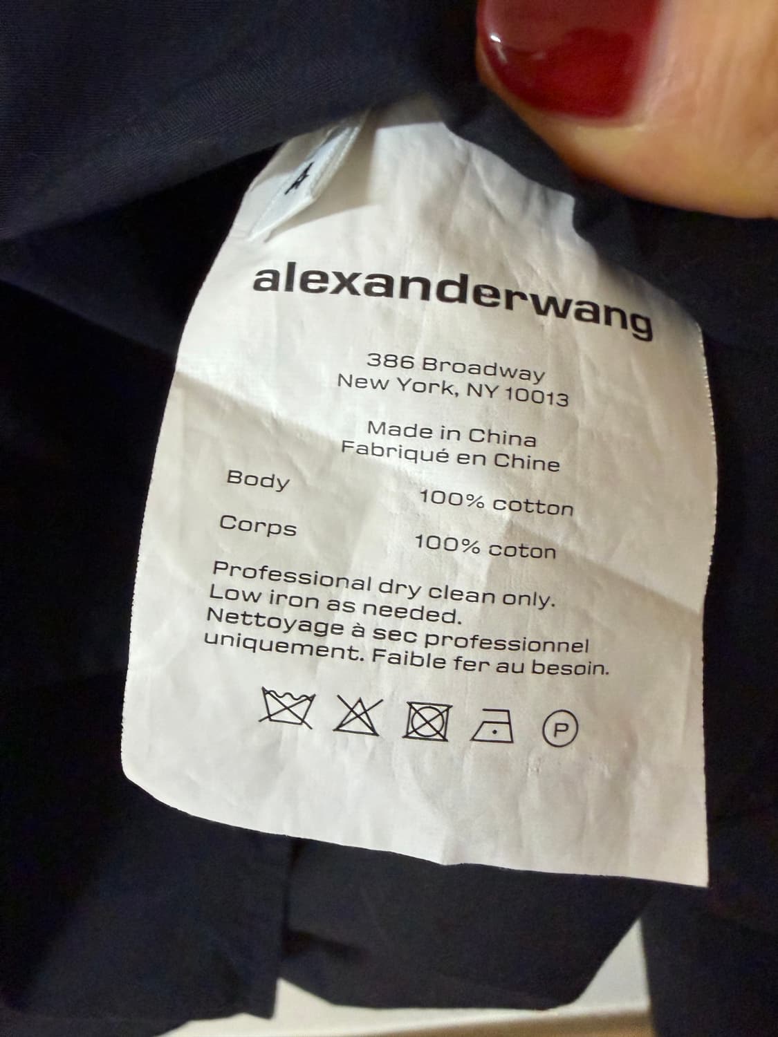 알렉산더왕 셔츠 원피스 55사이즈 상품이미지4