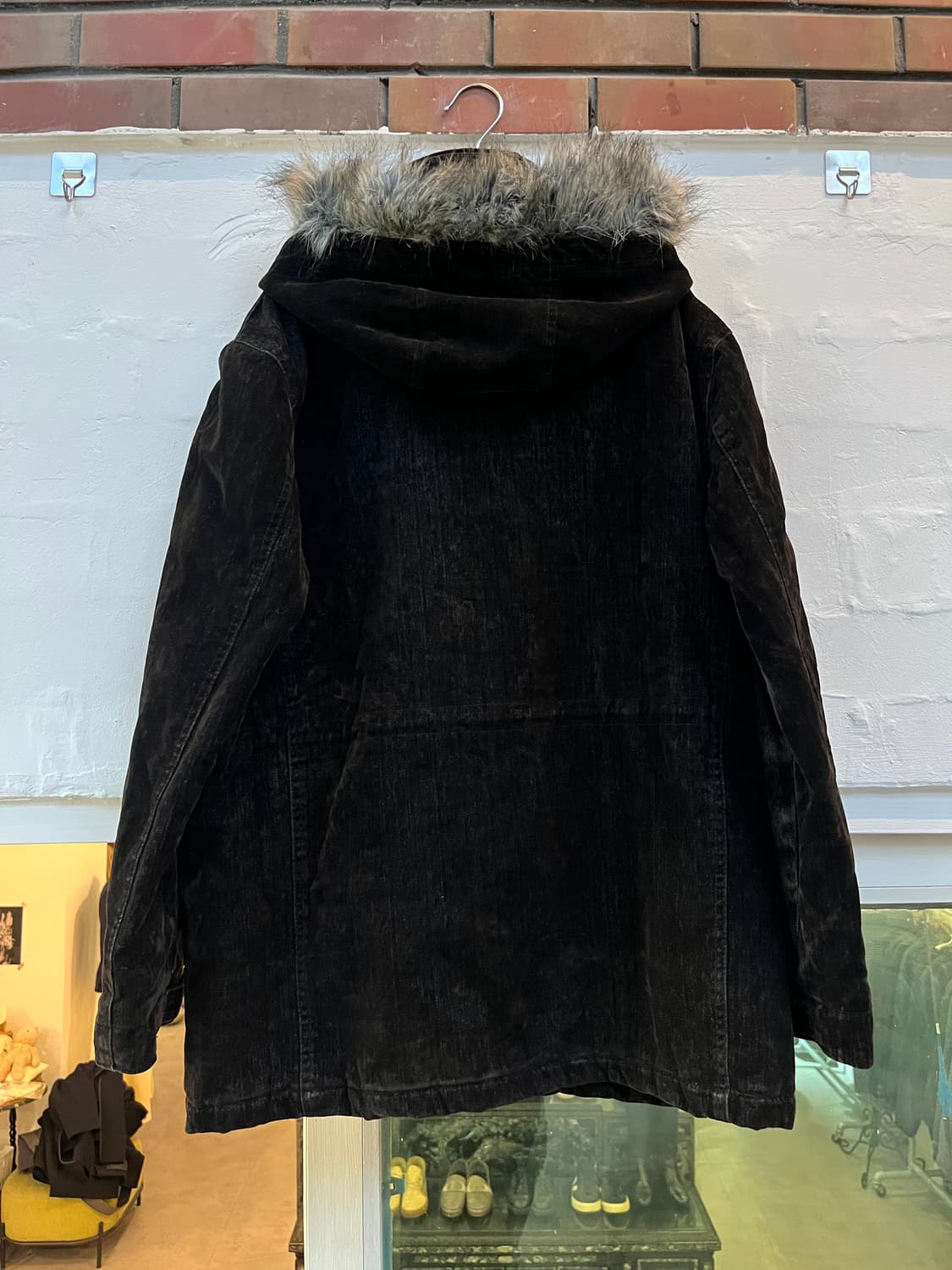 Tx/thruxton standard 벨벳 퍼 후드 파카 4L 상품이미지10