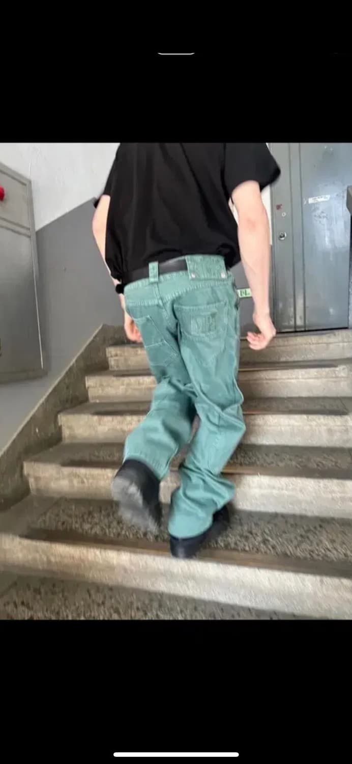 플라스틱프로덕트 CALF POCKET PANTS (EMERALD) 상품이미지1