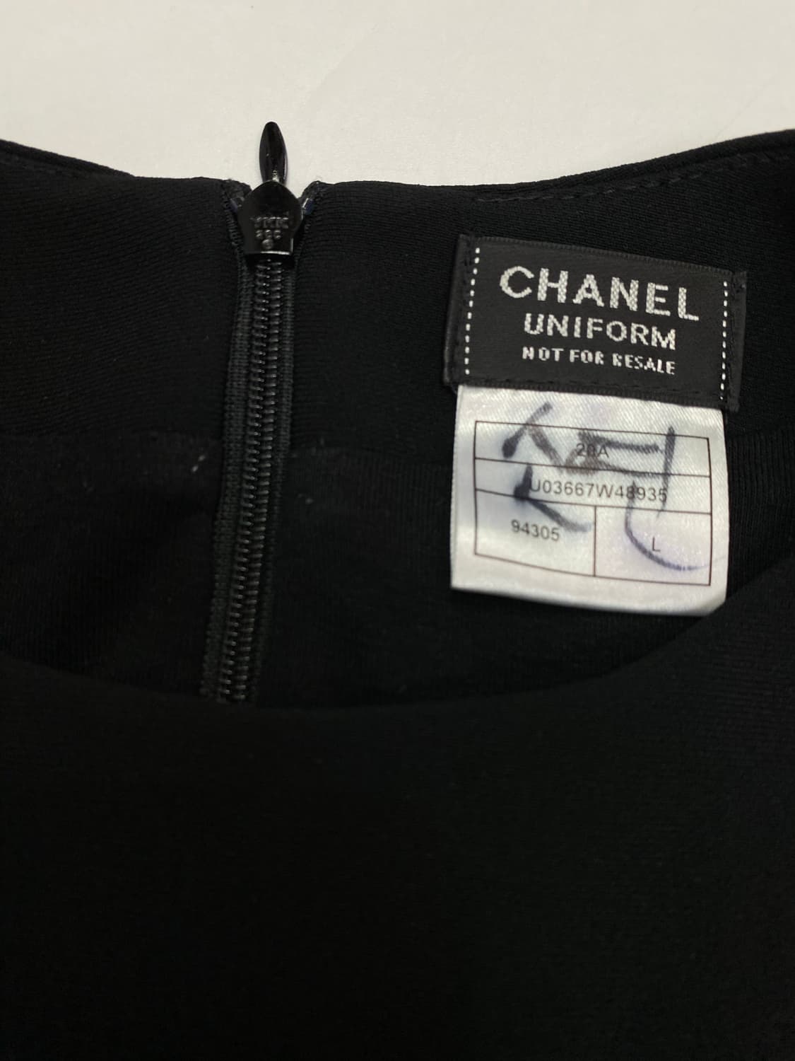 샤넬 UNIFORM 블랙 원피스 상품이미지3