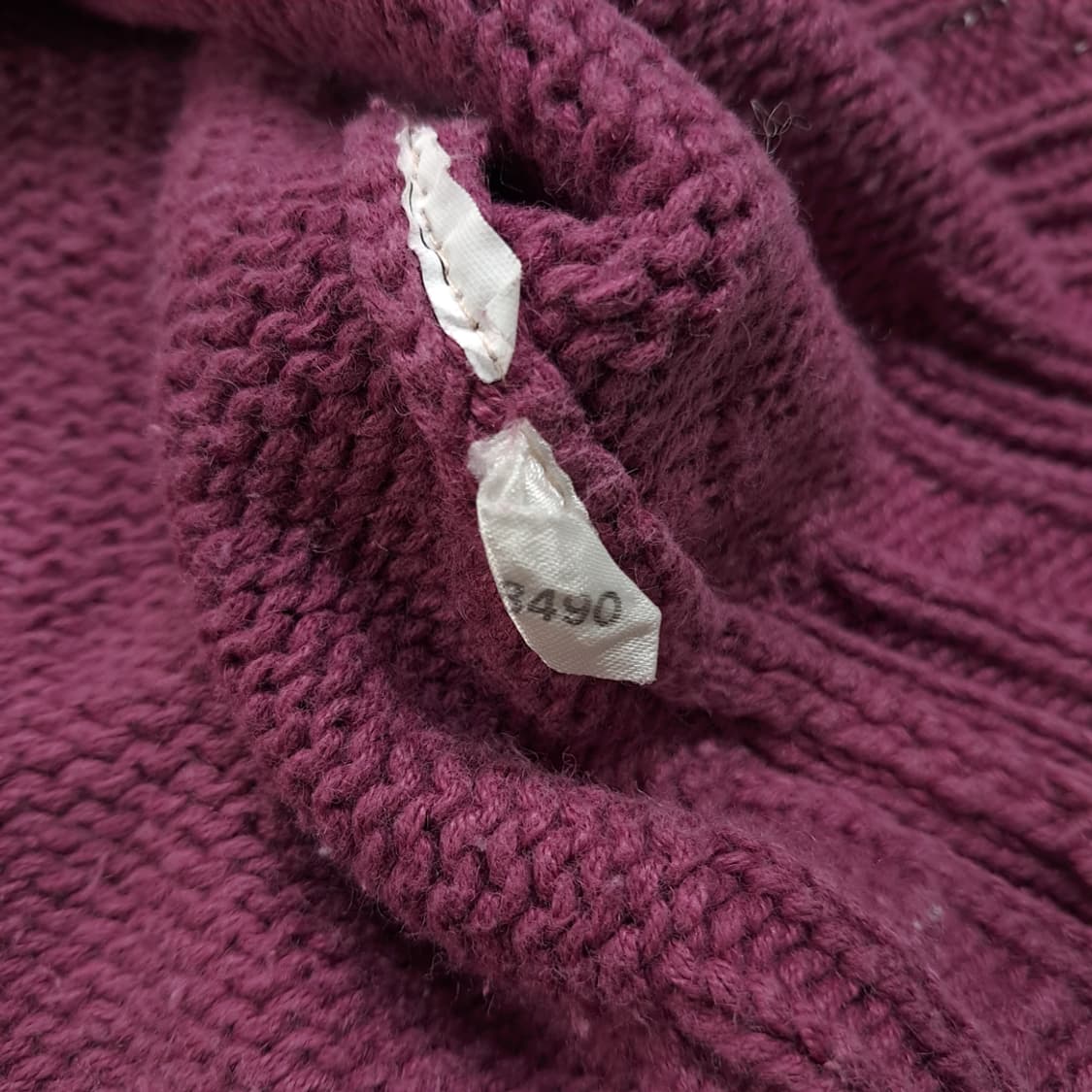 CL109 M 엘엘빈 빈티지 와인 라미 & 코튼 블렌드 래글런 케이블  상품이미지5