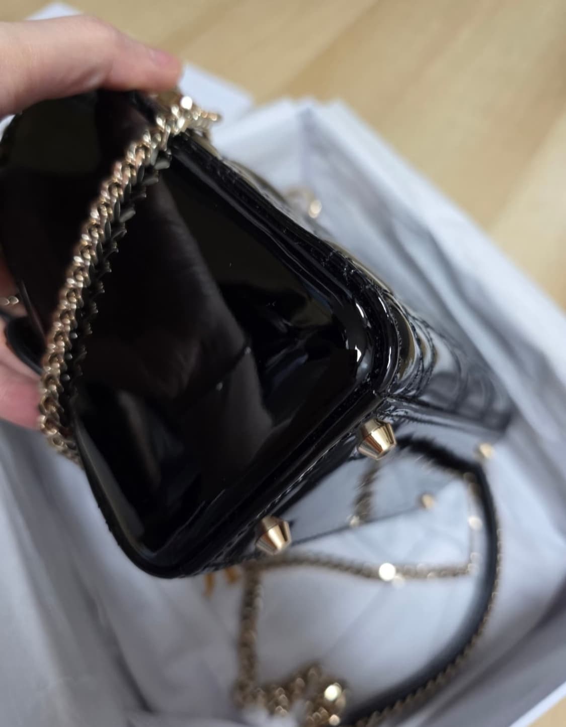 디올 레이디 미니 페이던트 상품이미지6